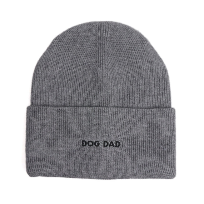 Dog Dad Beanie - Cozy Knit Hat for Pet Lovers - Perfect for Winter Walks & Outdoor Adventures with Your Dog