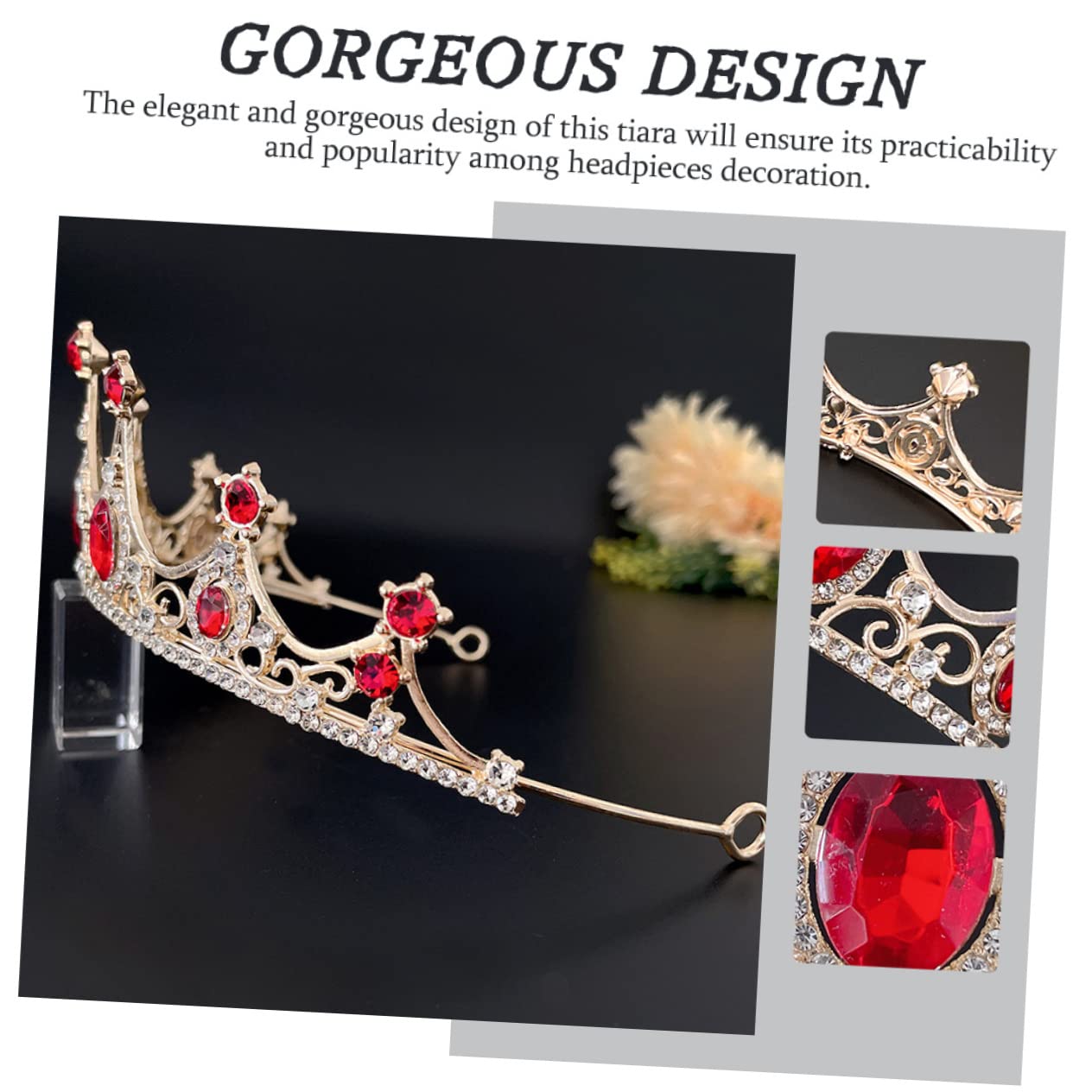 Elegant Minkissy Rhinestone Wedding Headband – Bridal Tiara for Guests, Shiny Hair Accessory for Costume Parties & Holiday Events | Perfect for Weddings, Proms, and Special Occasions