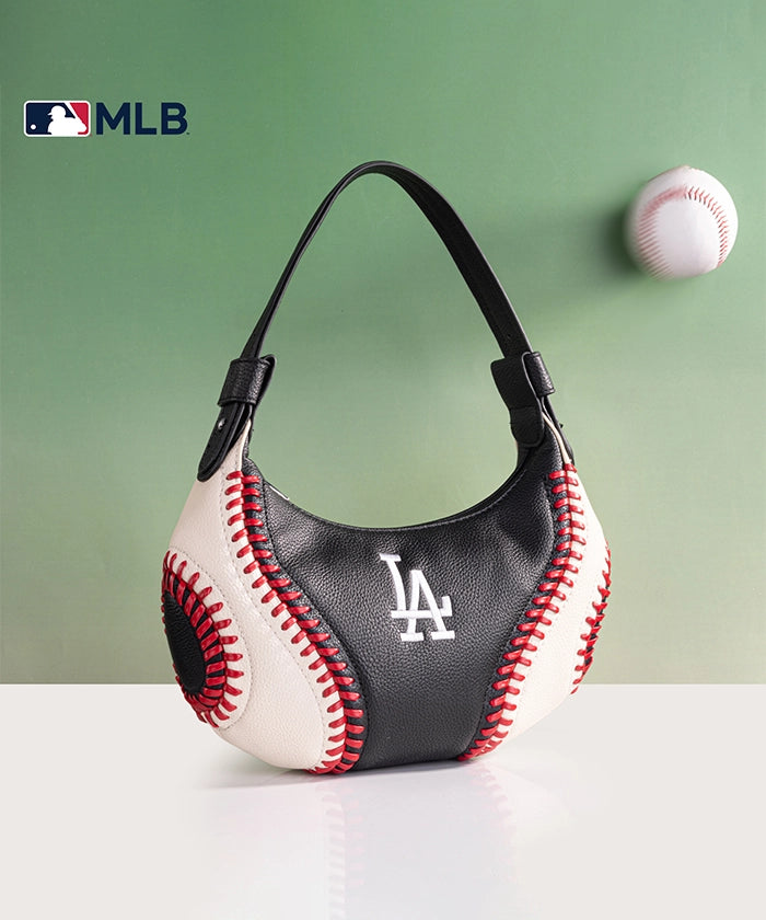 MLB Los Angeles Dodgers Crossbody Hobo Bag for Women - Stylish Shoulder Purse for Baseball Games, Travel & Daily Use