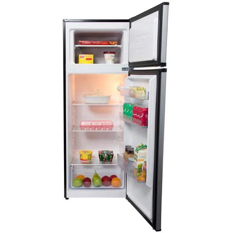 Avanti 21.75 Inch Freestanding Top Freezer Refrigerator - 7.3 Cu. Ft. Energy Efficient Compact Fridge for Apartments, Dorms & Small Kitchens (Model RA733B3S) - Perfect for Beverages, Snacks & Meal Prep