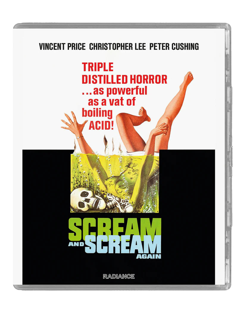 Scream and Scream Again Blu-ray | Classic Horror Movie | High-Definition Scary Film for Movie Nights & Halloween Parties