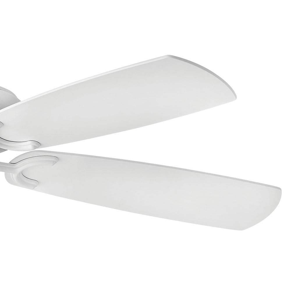 Hinkley Grove 56 Inch Ceiling Fan with Light - Chalk White Finish - Modern Indoor/Outdoor Cooling for Living Room, Bedroom, or Patio