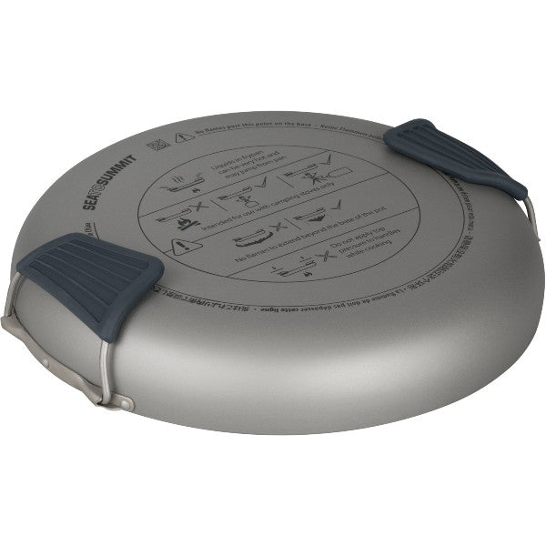 Sea to Summit X Pan 8 Inches - Lightweight Camping Cookware for Backpacking, Hiking & Outdoor Adventures - Perfect for Camping Meals and Backcountry Cooking