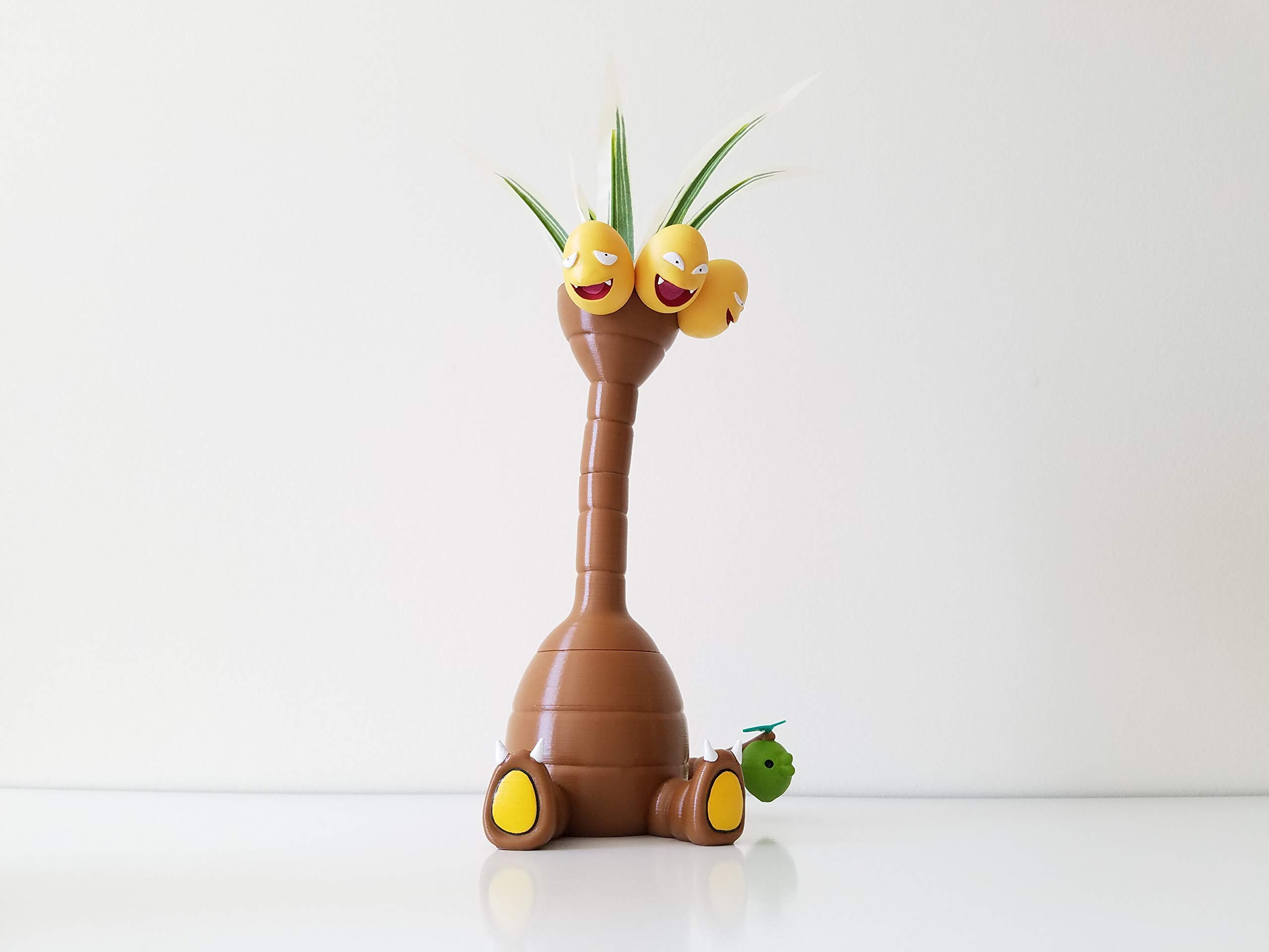 Alolan Exeggutor Planter Pot - Unique Pokemon Flower Pot for Plants & Succulents | Perfect Gift for Gamers, Pokemon Fans & Let's Go! Enthusiasts | Great for Home Decor, Office Desk & Gaming Room Decorations