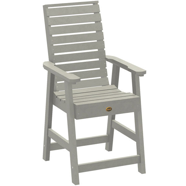 Premium Glennville Counter Height Dining Arm Chair - Modern Kitchen Bar Stool with Padded Seat & Backrest - Perfect for Breakfast Nook, Kitchen Island & Small Space Dining