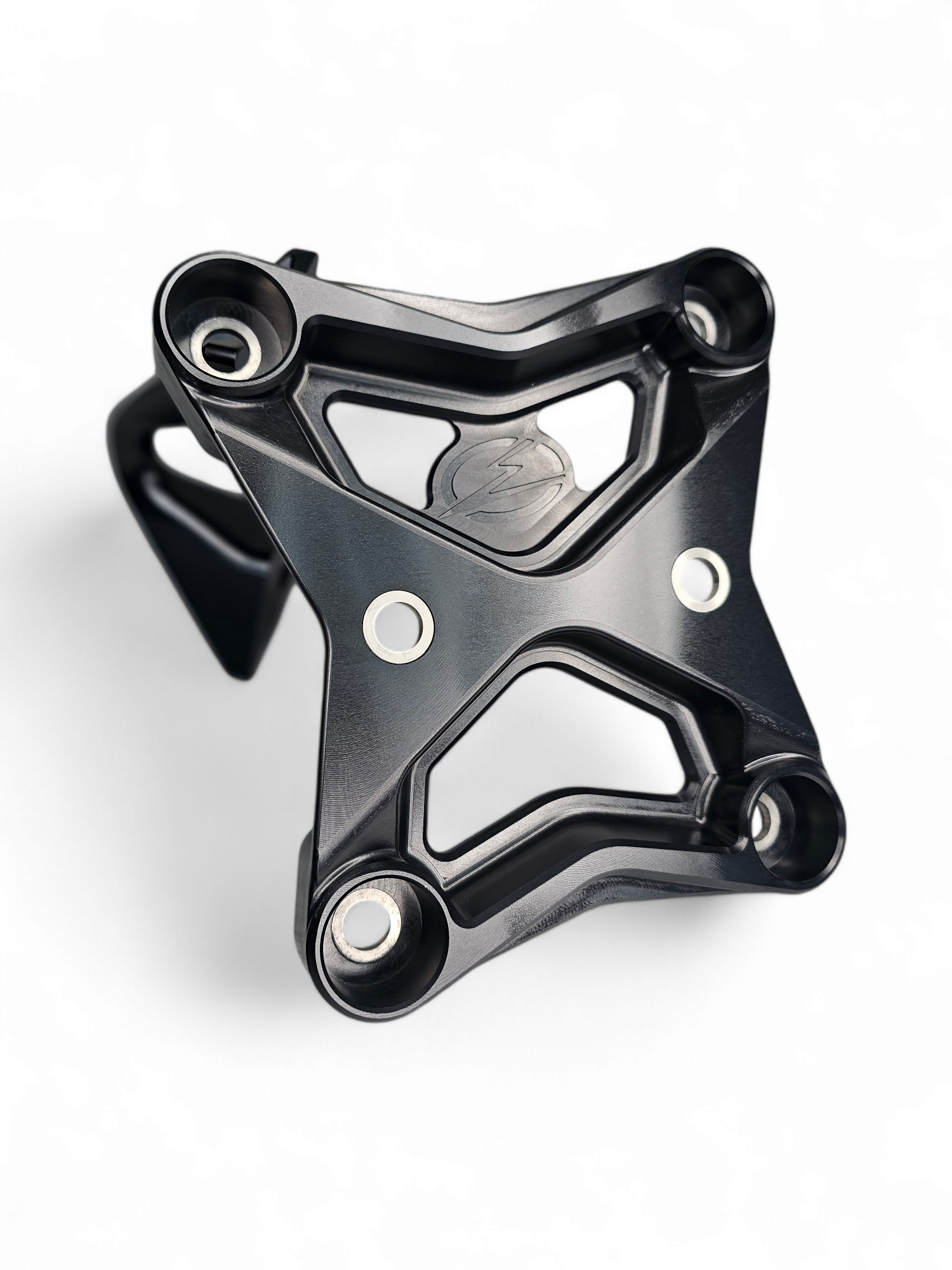 Can Am X3 Maverick 6 Bolt EOD XL Radius Rod Plate with Tow Hook (2017-Current) - Black RRP210012XL | Off-Road Accessory for Trail Riding & Dune Bashing