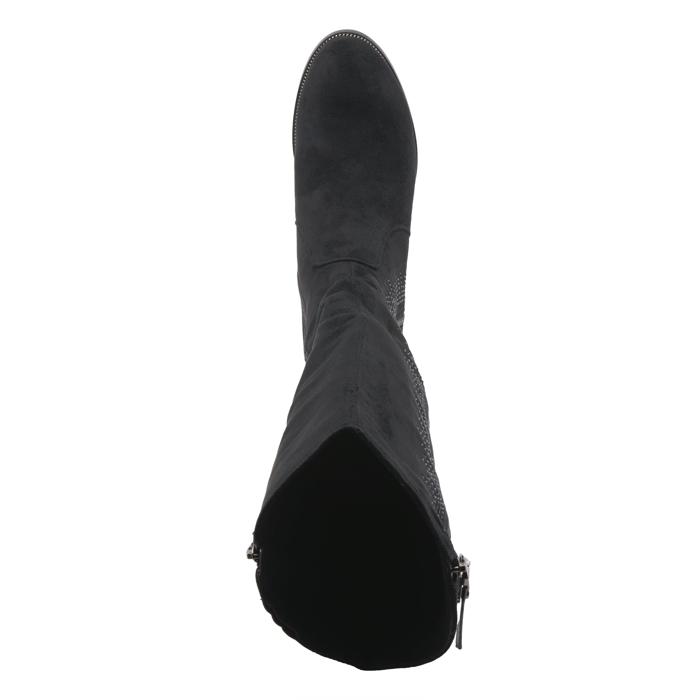 Azura Women's Blackenbury Tall-Shaft Boots - Waterproof Winter Ankle Boots for Women, Fashionable High Shaft Snow Boots with Side Zipper - Perfect for Cold Weather, Snowy Days & Outdoor Activities