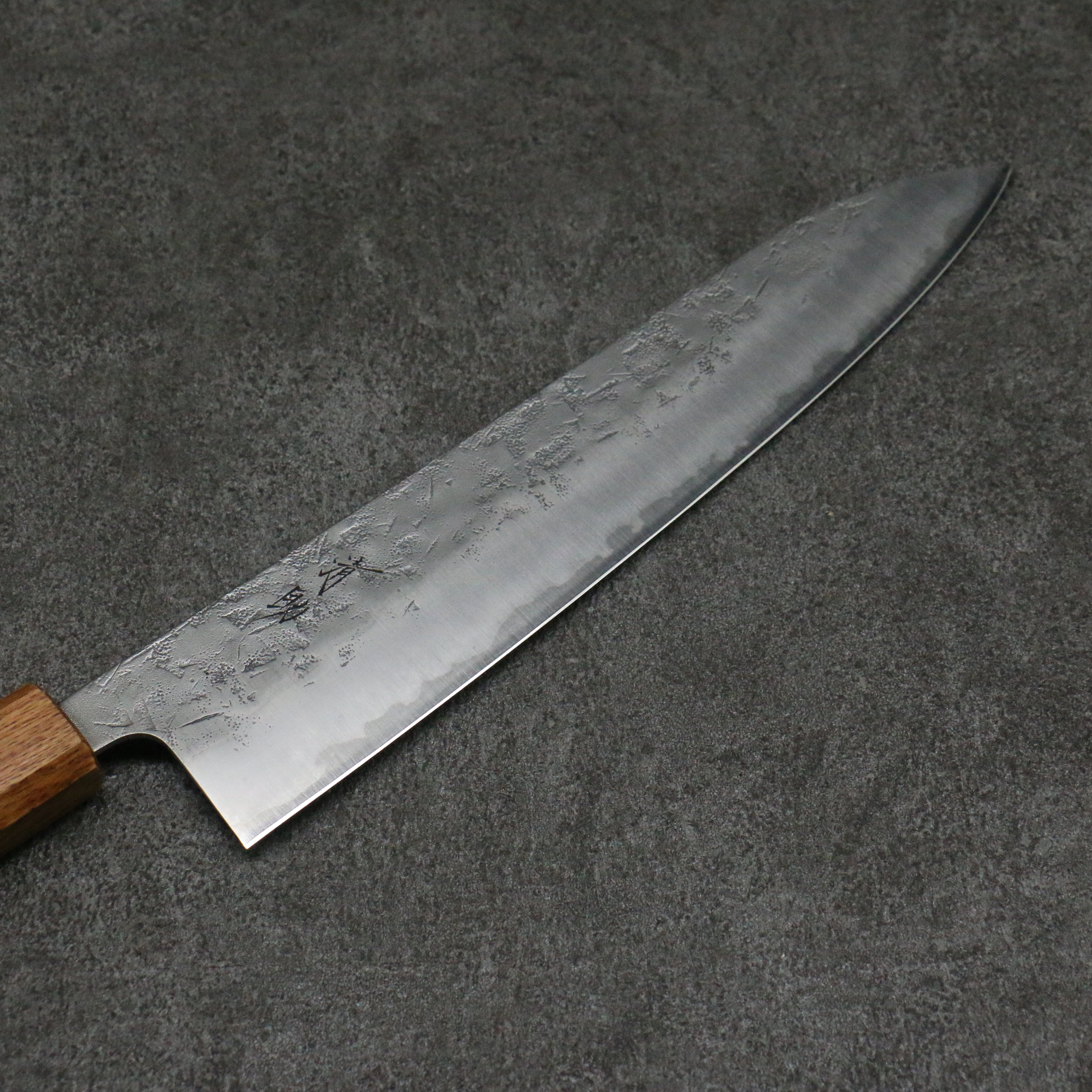 Premium Seisuke SLD Washiji Gyuto 240mm Japanese Chef Knife with Burnt Oak Handle – Ideal for Sushi, Meat Cutting & Professional Kitchen Use