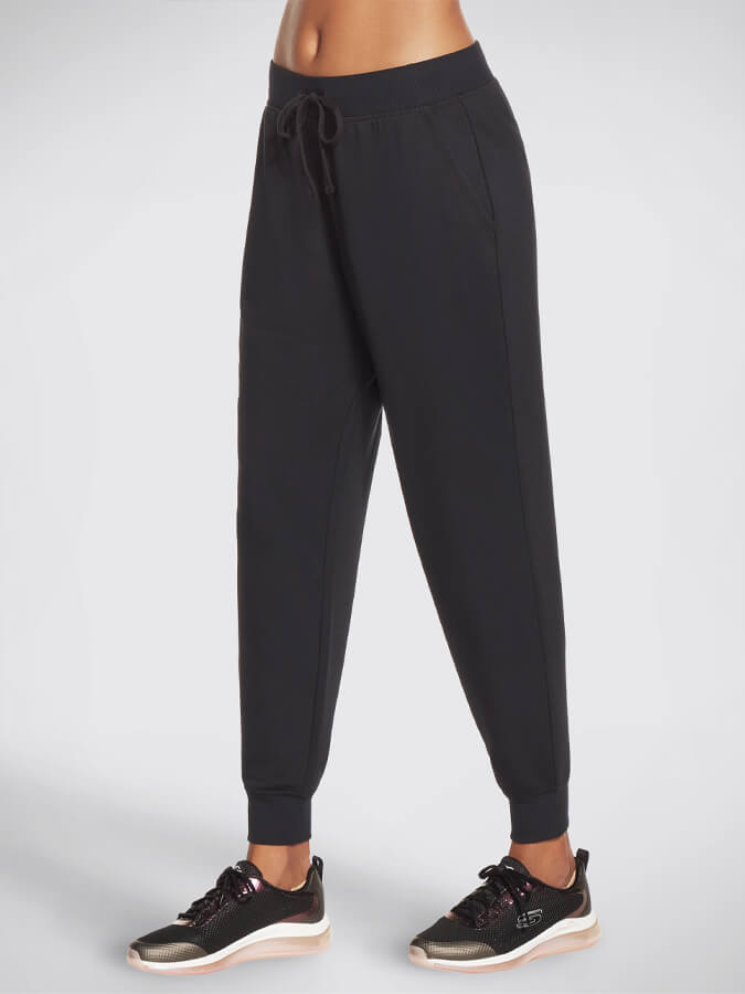 Skechers Women's Restful Jogger Pants - Comfortable Lounge & Sleep Pants for Relaxing at Home, Yoga, and Travel
