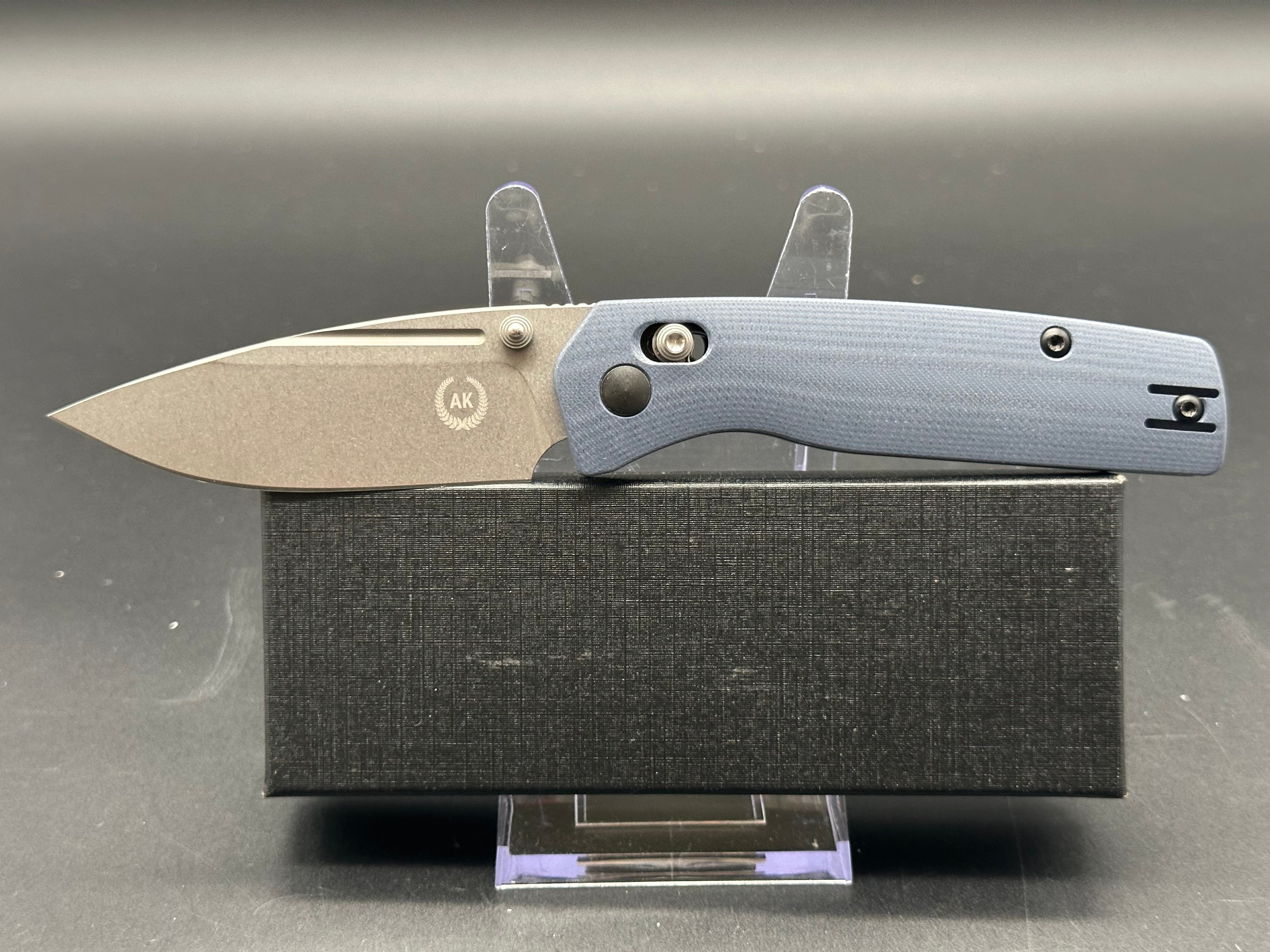 Asher Knives Co. Spiro Crossbar Lock Folding Knife - 3.2