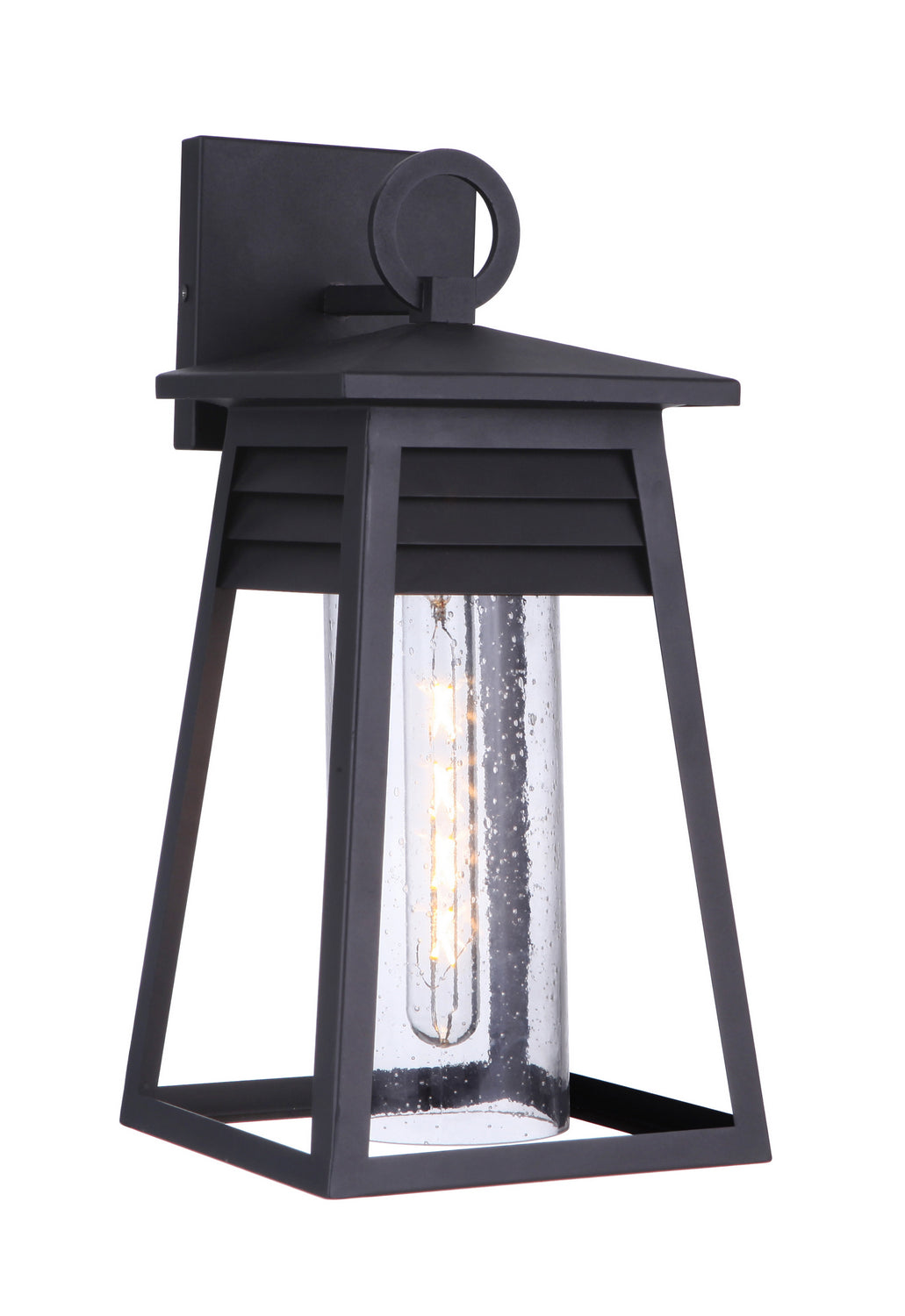 Textured Black Becca One Light Outdoor Wall Mount - Durable Exterior Sconce for Porch, Patio & Garden Lighting | Weatherproof & Stylish Design