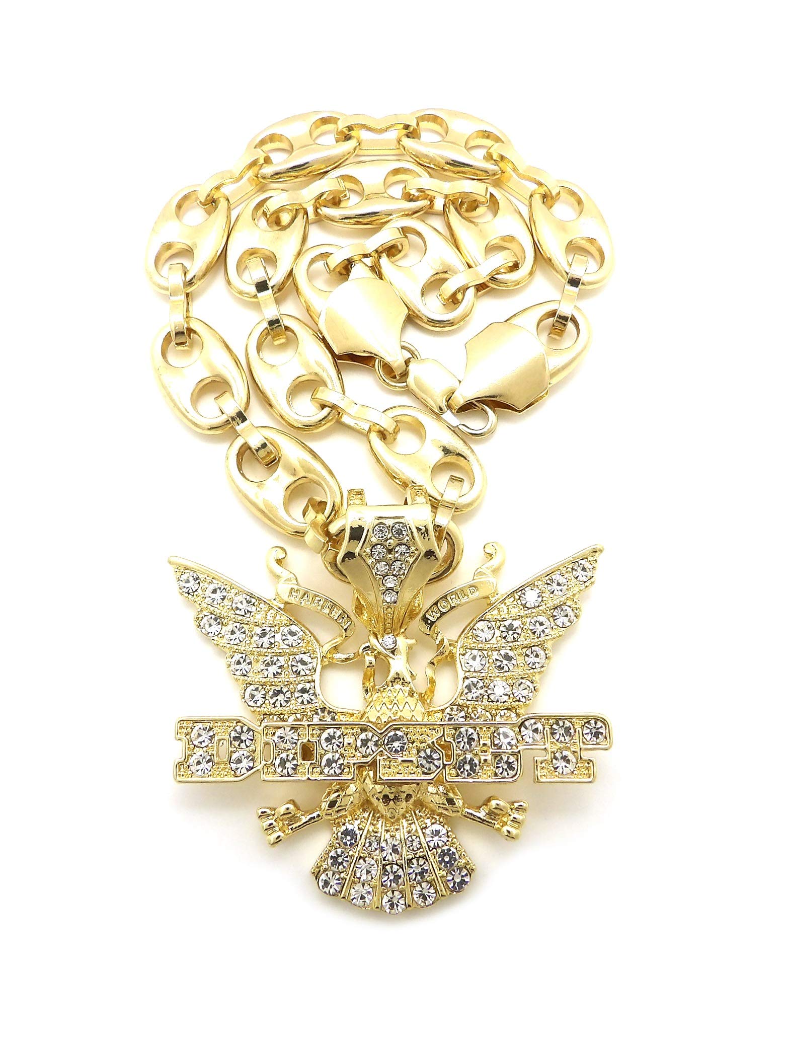 SJ ICED Out Dipset Pendant & 20