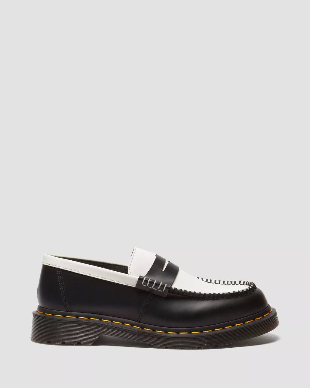 Penton Two-Tone Smooth Leather Loafers for Men - Comfortable Slip-On Dress Shoes for Business, Casual & Office Wear