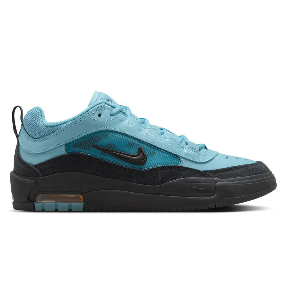 Nike SB Air Max Ishod Skate Shoes - Denim Turquoise/Black - Men's Casual & Skateboarding Sneakers for Comfort & Style