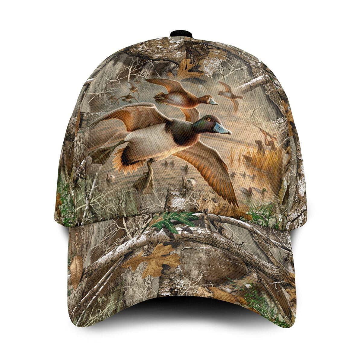 Men's & Women's Duck Trucker Hats - Adjustable Snapback Baseball Cap for Golf, Fishing, Outdoor Activities - One Size Fits All - Dad Series 15