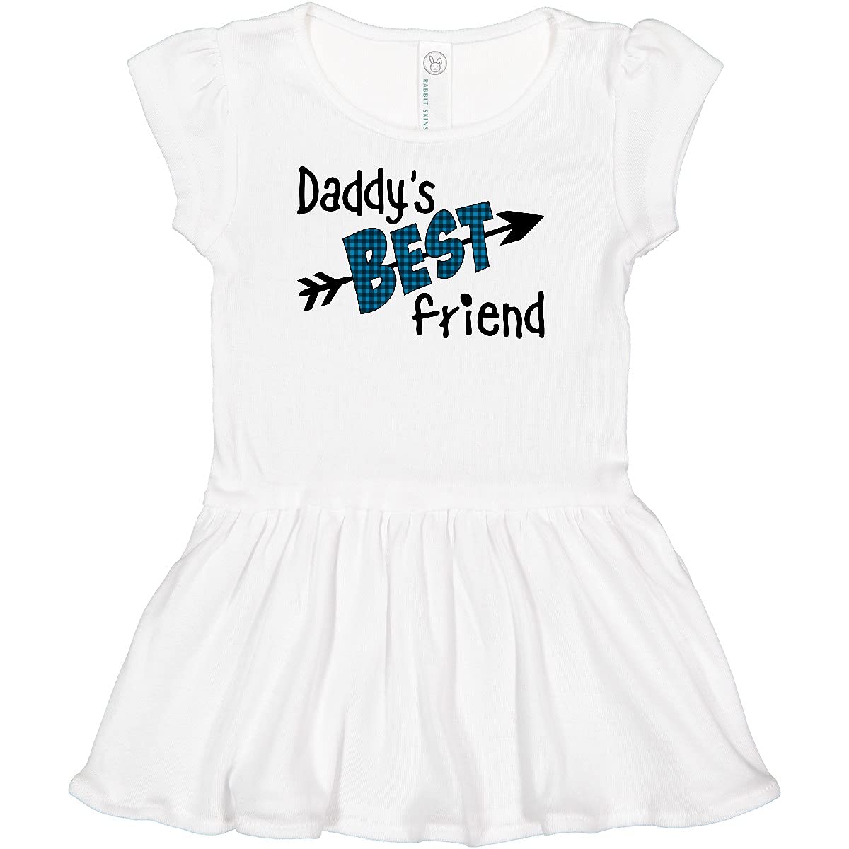 Inktastic Daddy's Best Friend Arrow & Plaid Letters Infant Dress - Perfect for Family Gatherings & Casual Outings