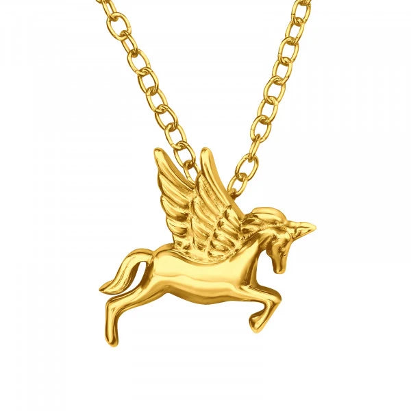 14K Gold Unicorn Pendant Necklace for Women - Elegant & Dainty Jewelry Gift for Birthday, Christmas & Special Occasions | Perfect for Layering & Everyday Wear