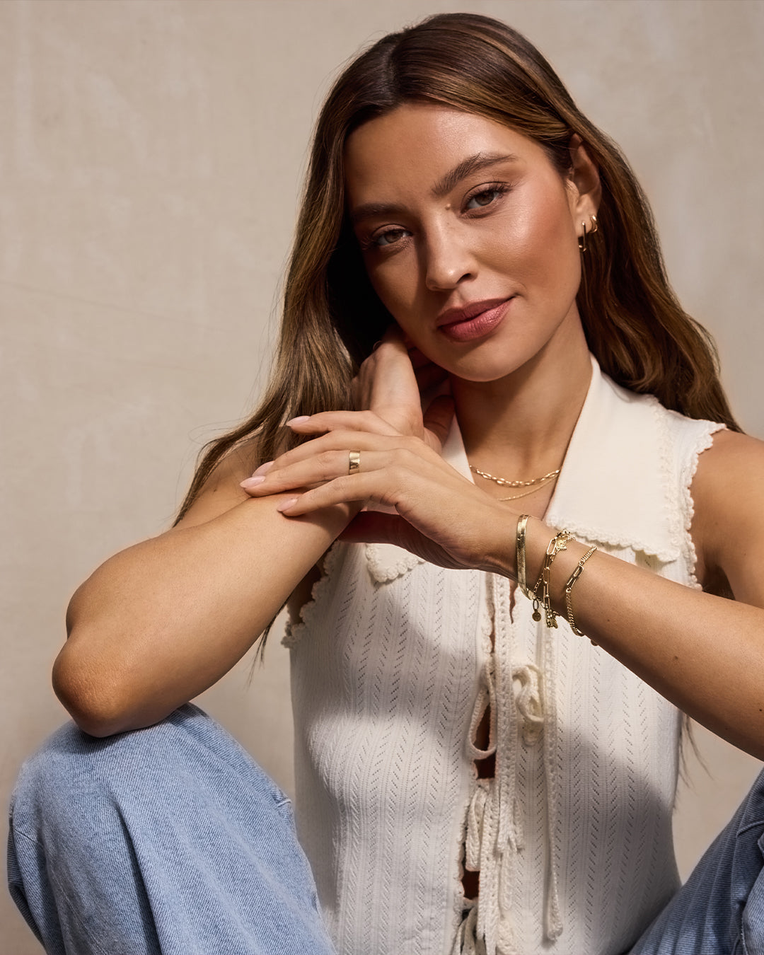 Luxury Gold Plated Huggie Hoop Earrings for Women - Minimalist Small Hoops for Everyday Wear - Perfect for Work, Date Night & Gifting