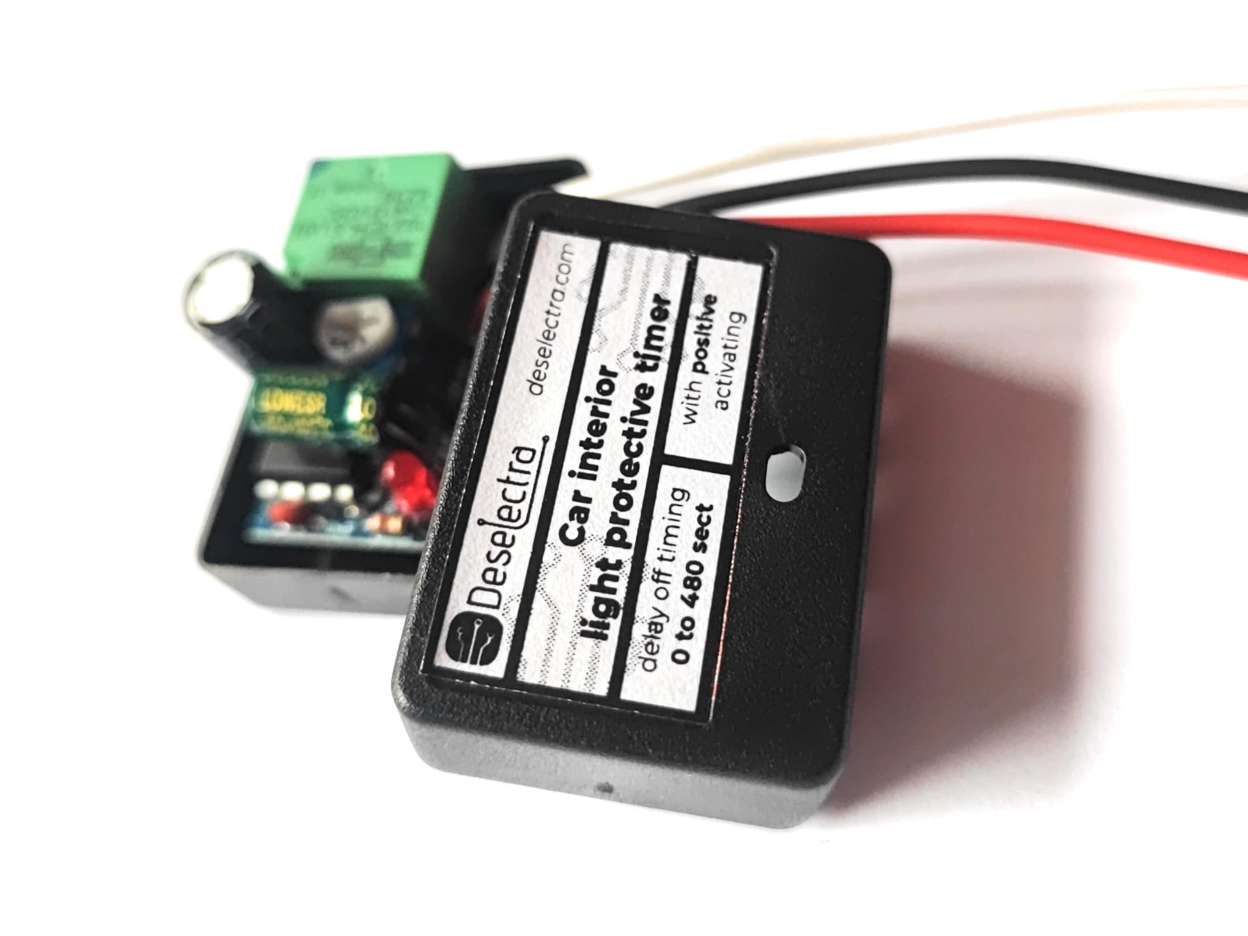 Car Dome Interior Light Switch Timer 0-480s Delay Off - Prevent Battery Drain | Perfect for Nighttime Use & Vehicle Safety