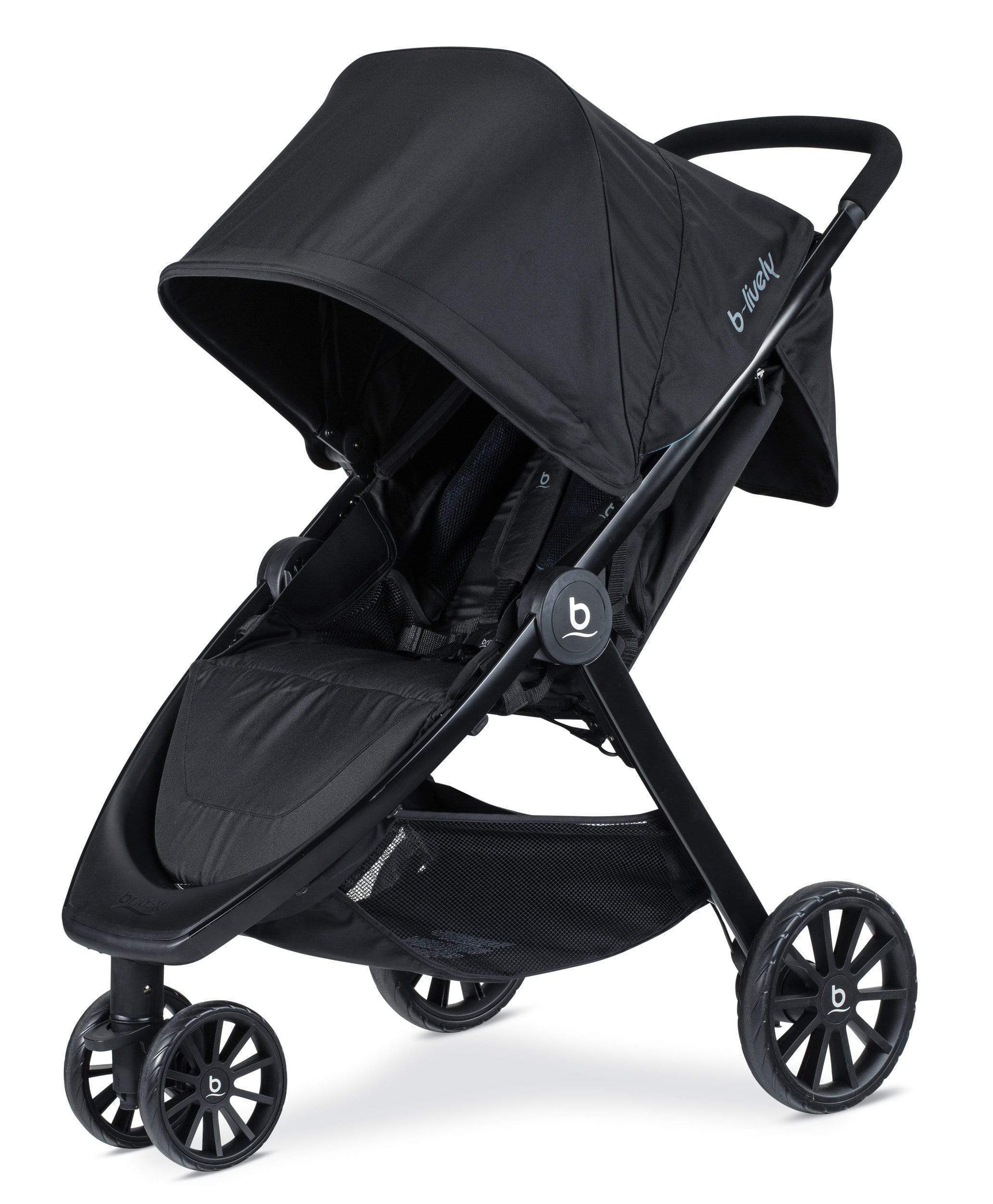Britax B Lively Lightweight Stroller for Babies & Toddlers - Compact Fold, Smooth Ride - Perfect for Travel, Shopping & Daily Walks