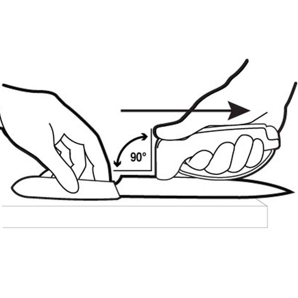 AccuSharp 001 Knife & Tool Sharpener - Professional Sharpening Stone for Kitchen Knives, Hunting & Pocket Tools - Perfect for Home, Camping & Outdoor Use