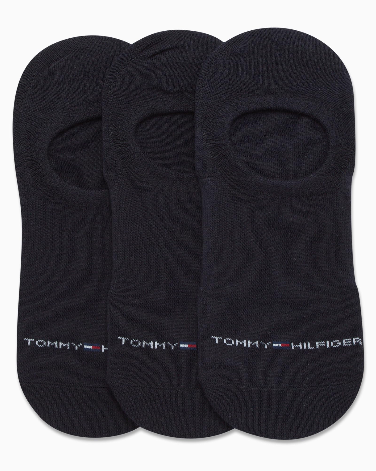 Tommy Hilfiger Men's Low Cut No Show Socks 3-Pack - Lightweight Cushioned Athletic Socks for Casual & Sports (Size 7-12) | Perfect for Running, Gym & Everyday Wear