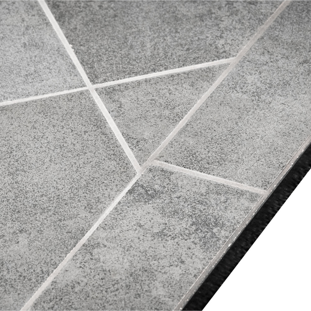 ComfortBilt Pellet Stove Corner Hearth Pad - Mill Black | Fireplace Protection for Wood Pellet Stoves | Perfect for Living Rooms, Basements & Cabins