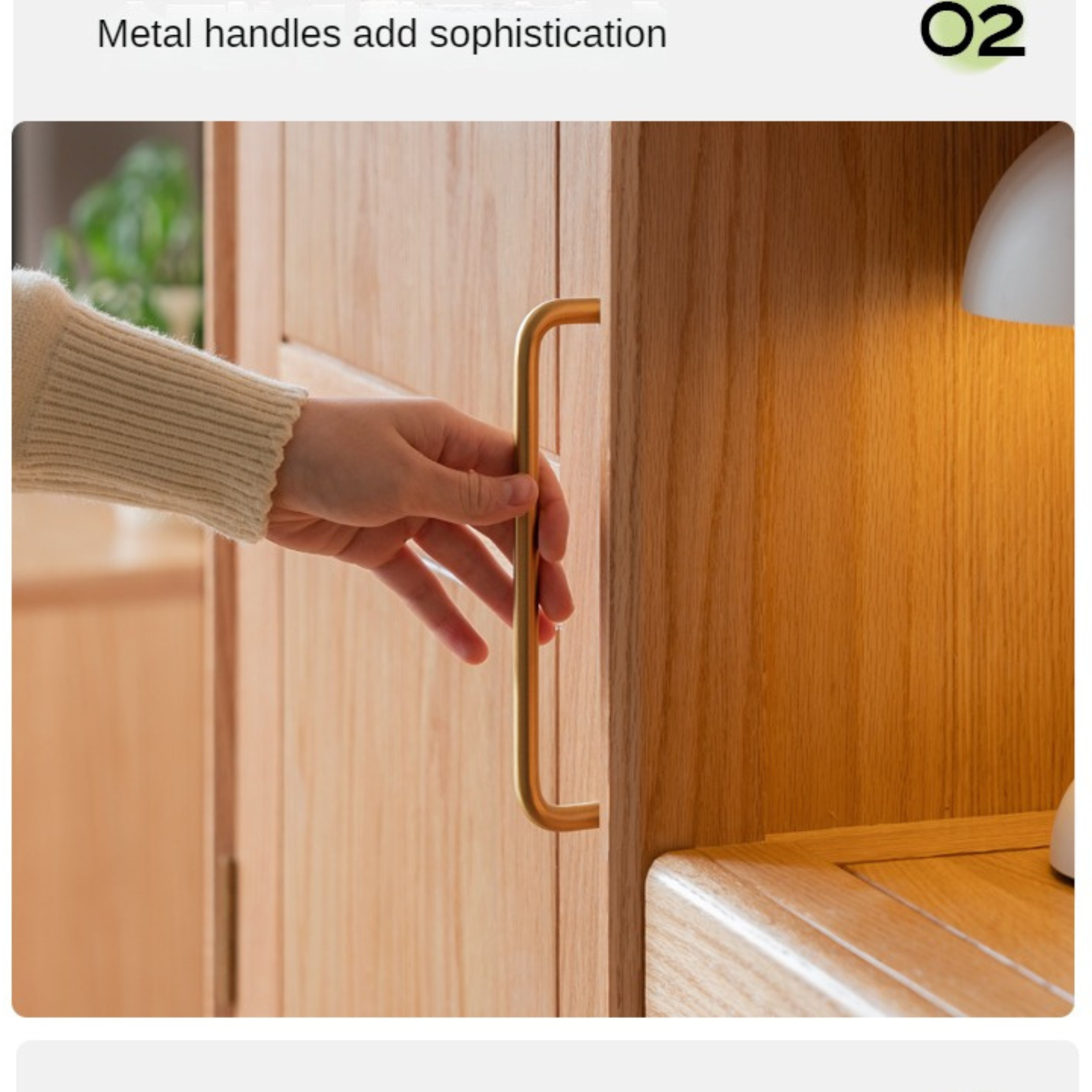 Solid Oak Wood Mirror Entryway Cabinet - Stylish & Durable Hallway Storage with Mirror for Home Decor