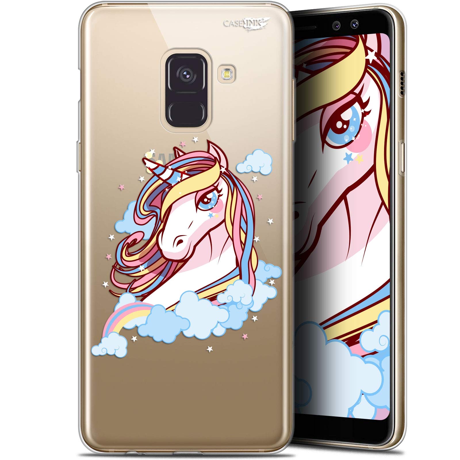 Samsung Galaxy A8+ (2018) Case - Ultra Slim Protective Cover with Lalicorn Design for 6 Inch Screen | Perfect for Everyday Use, Travel & Work