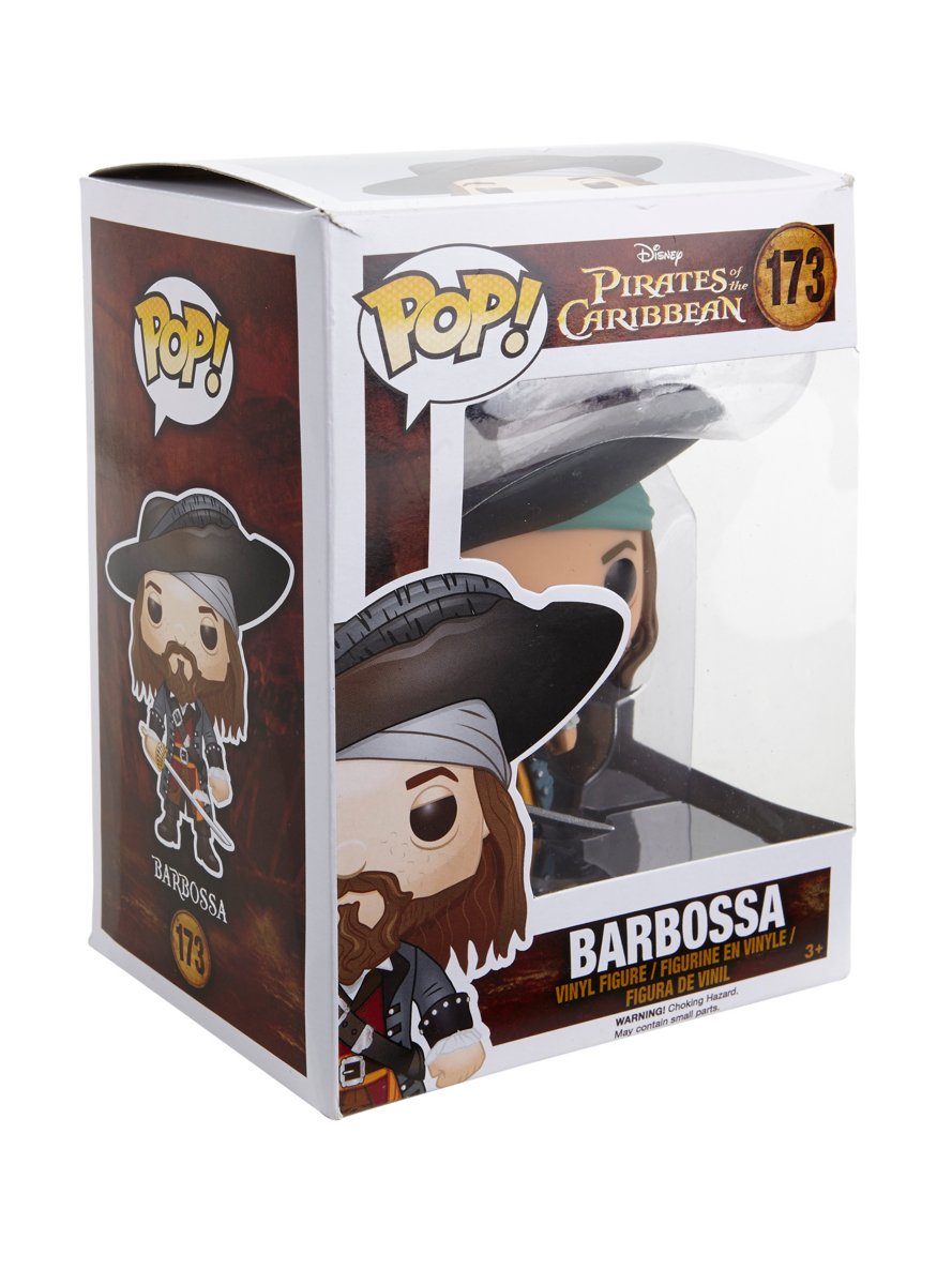 Funko Pop Disney Pirates of The Caribbean - Captain Barbossa Collectible Vinyl Figure | Perfect for Disney Fans, Movie Collectors & Gift Giving