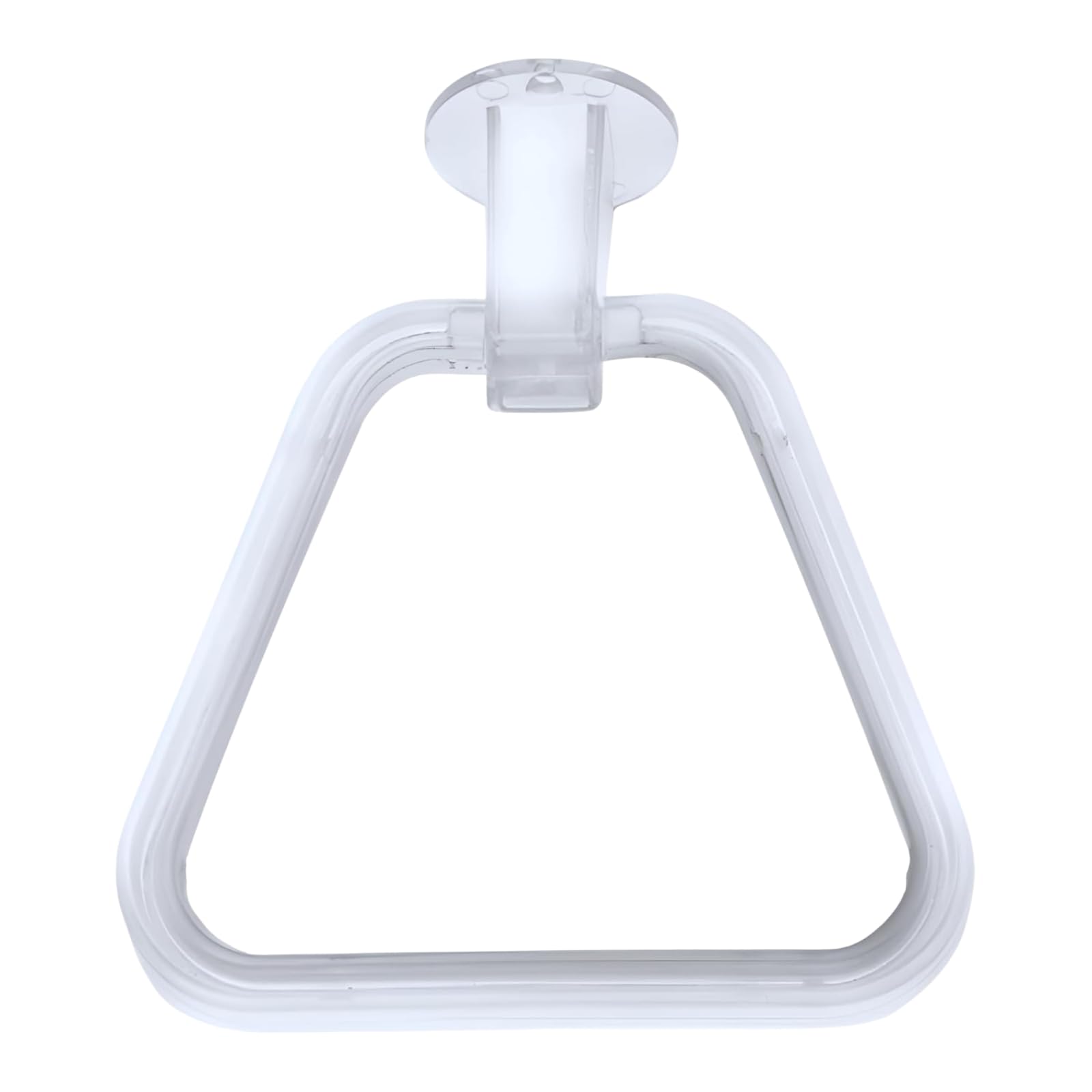 NEW WARE Unbreakable ABS Square Towel Ring - Wall Mounted Bathroom Towel Holder for Wash Basin, Napkin & Hand Towel Hanger - Perfect for Bathroom, Kitchen & Laundry Room Organization