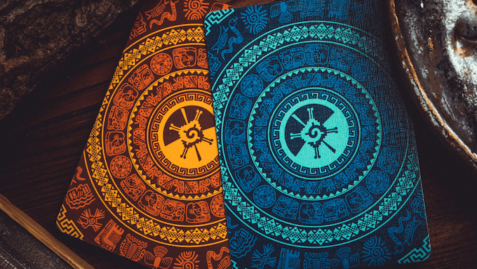 Premium Maya Sun Themed Playing Cards - Waterproof & Durable for Poker, Magic Tricks, and Casino Games - Perfect for Game Nights, Travel, and Collectors