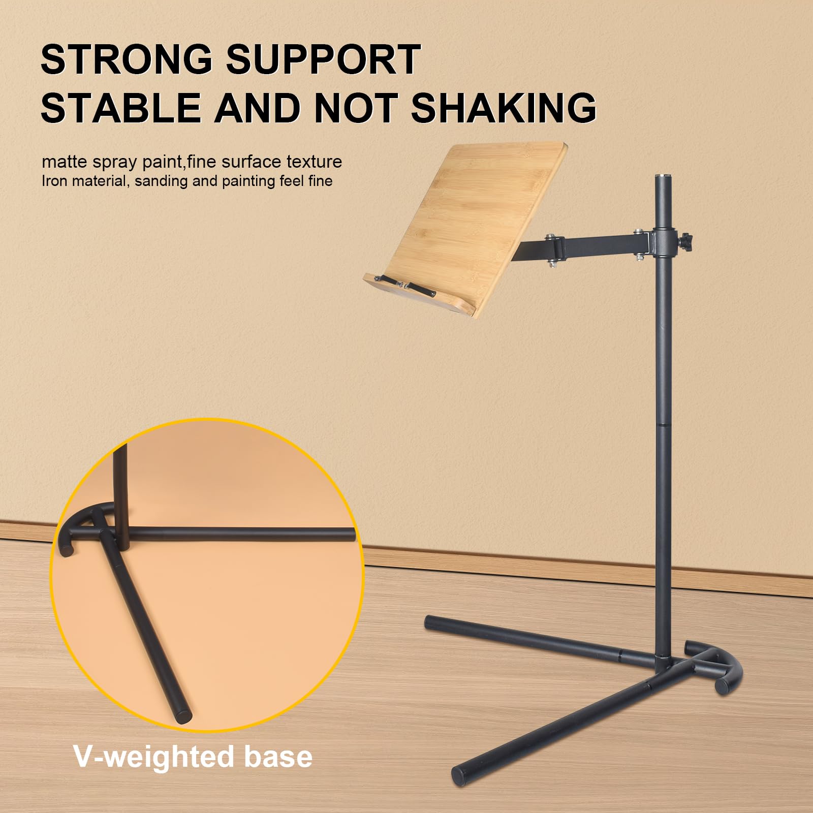 Adjustable Laptop Stand for Couch & Bed - Portable Laptop Tray Holder for iPad Pro 12.9