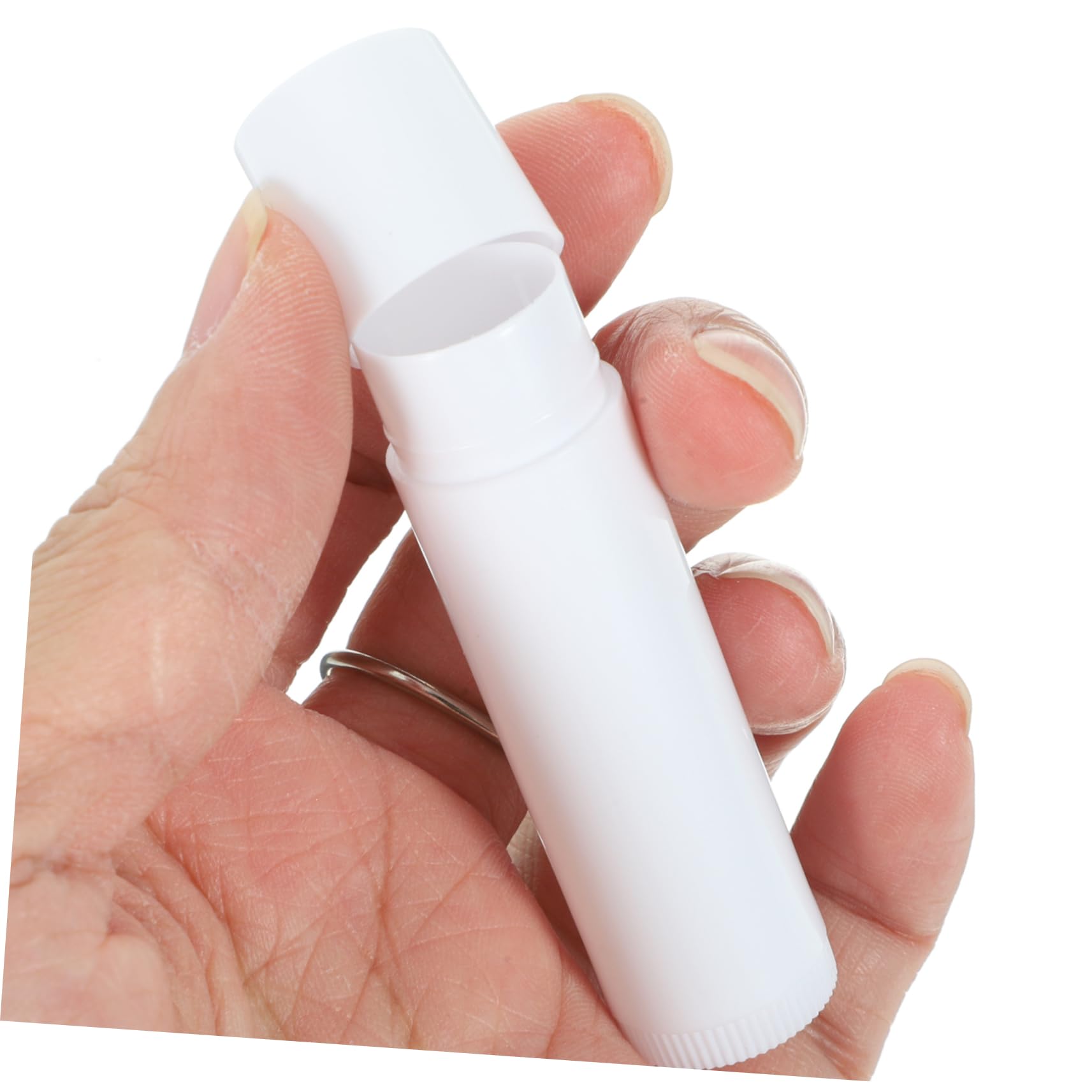 50pcs Empty Lip Balm Tubes with Lids - DIY Lipstick Containers for Homemade Lip Balm & Wax - Refillable Lip Gloss Tubes for DIY Cosmetics & Beauty Products - Perfect for DIY Lip Care, Gifts & Small Business Packaging