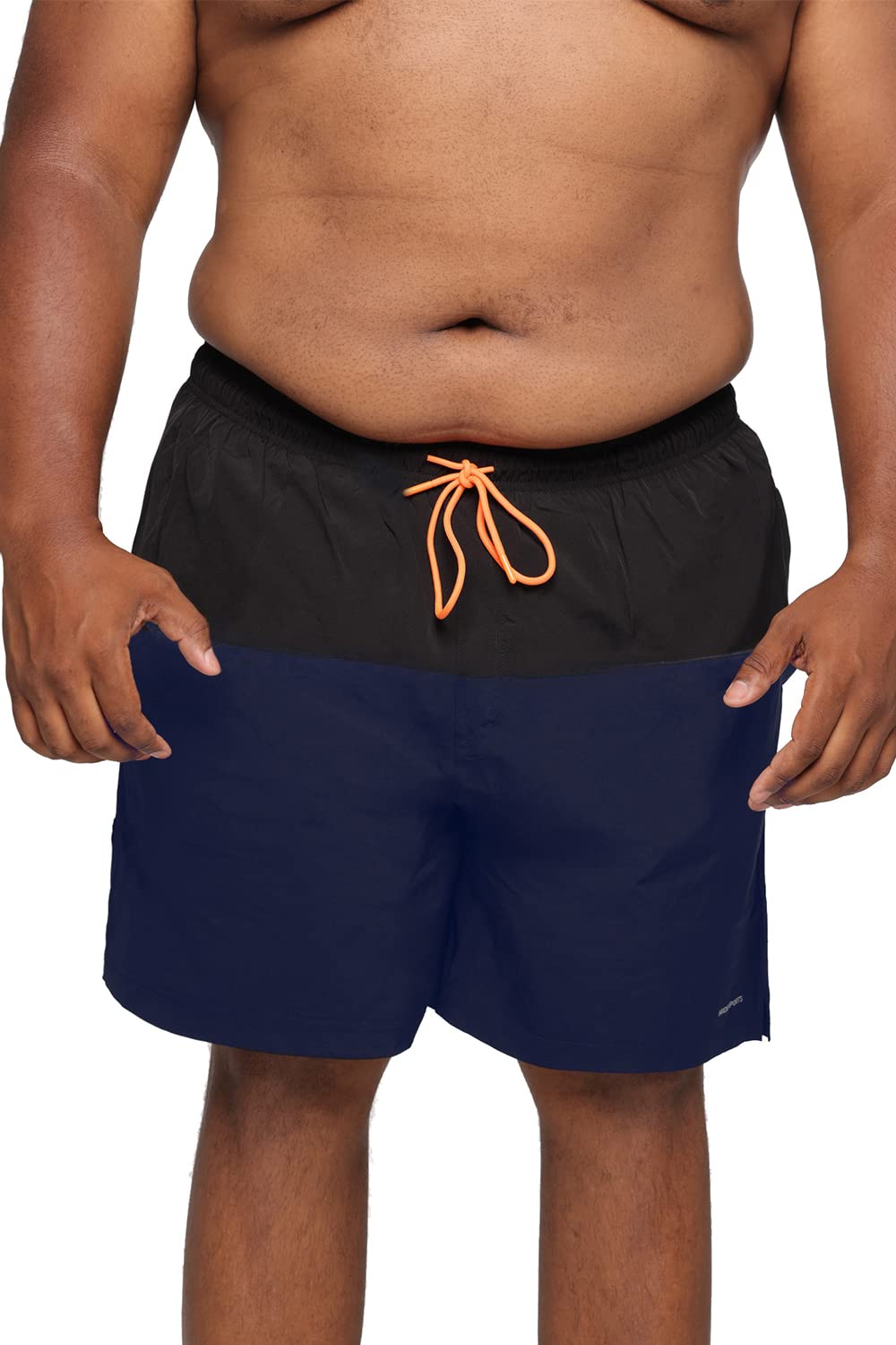 **HODOSPORTS Big and Tall Swim Trunks for Men 3X-6X – Quick-Dry, Comfortable, UPF 50+ Swim Shorts – Perfect for Beach, Pool, and Water Sports**