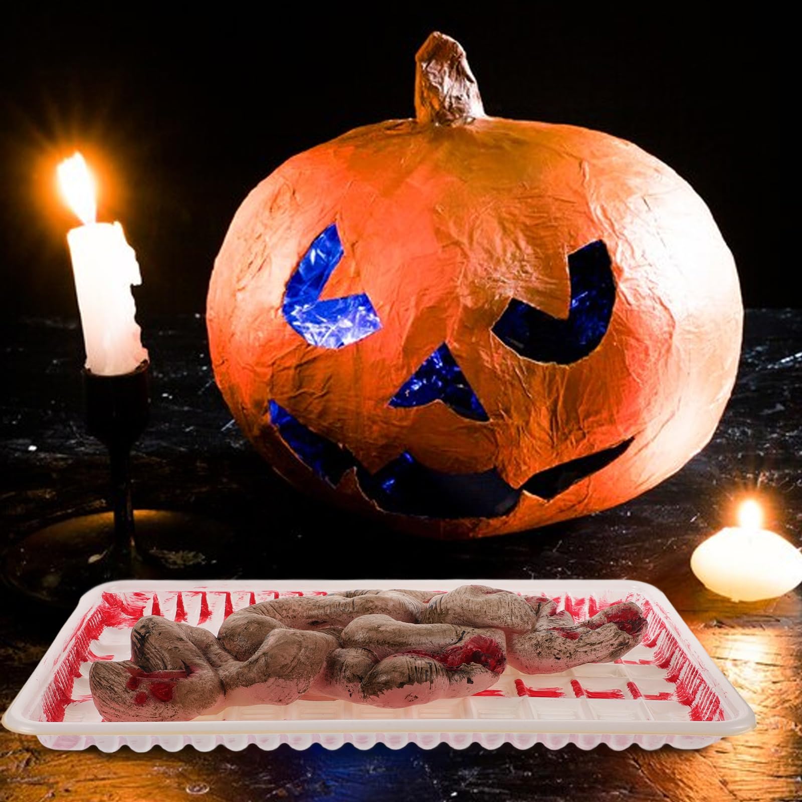 Scary Fake Intestines Toy - Realistic Halloween Organ Prank Props for Trick or Treat, Haunted House Decor, and Spooky Party Supplies