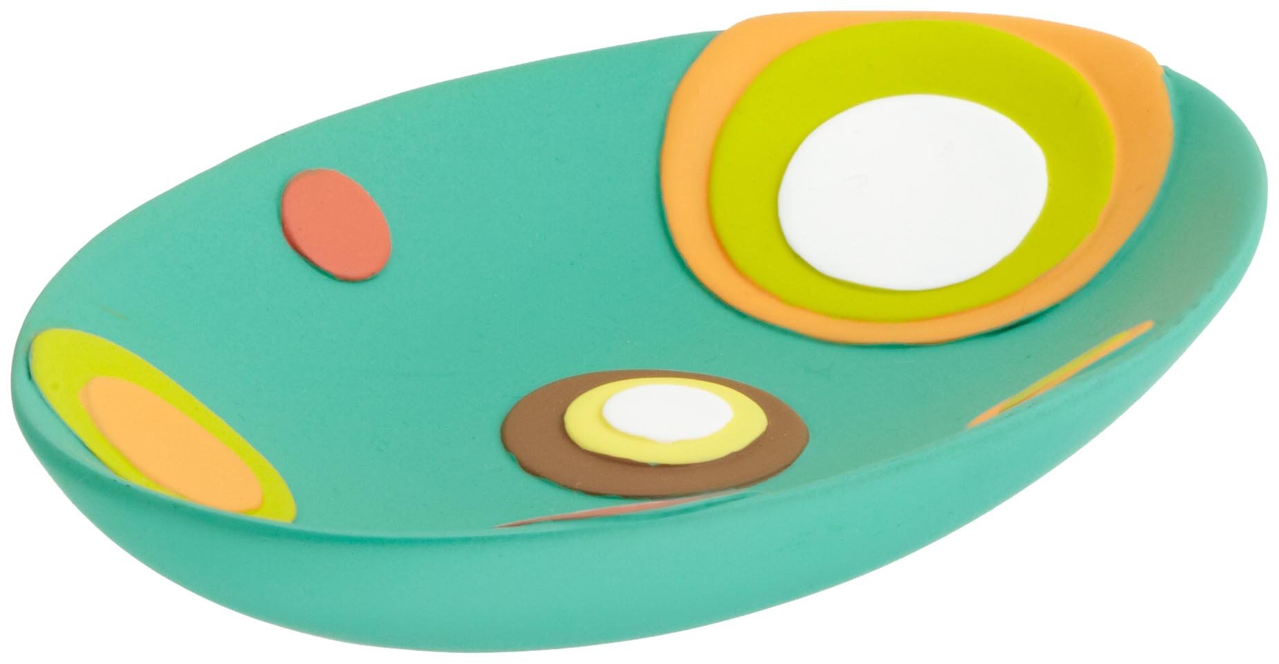 Popular Bath Hanna Green Soap Dish - Non-Slip Ceramic Soap Holder for Bathroom, Kitchen & Sink | Eco-Friendly Home Decor