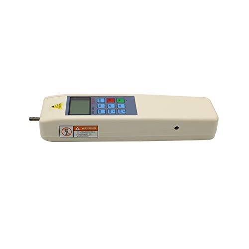 Digital Force Gauge Tester - 3 Units (N, Kg, Lb) Push Pull Meter Dynamometer with Software & RS232 Cable (HF-50) - Perfect for Industrial Testing, Quality Control and Lab Force Measurements
