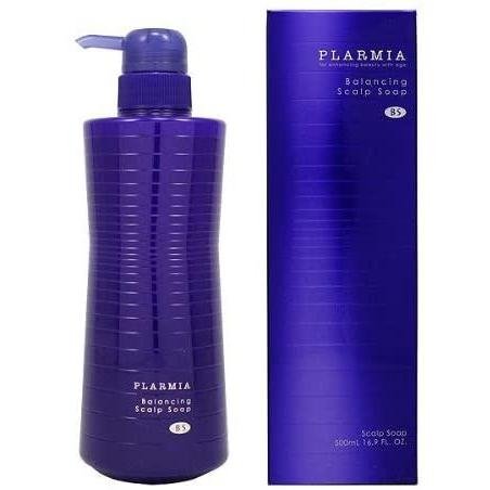 Milbon Plarmia Balancing Scalp Soap Shampoo 500ml - Hydrating & Soothing for Dry, Itchy Scalp - Perfect for Daily Hair Care & Scalp Treatment