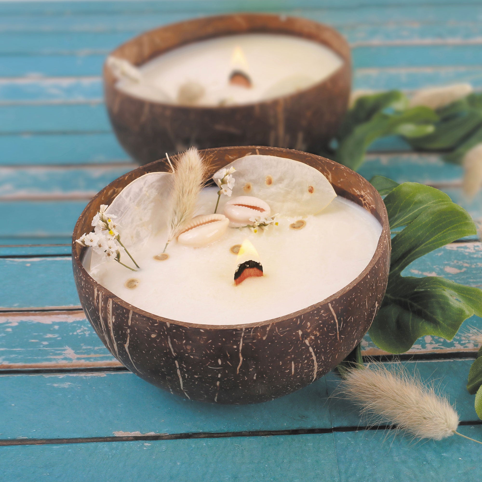 DIY Candle Making Kit with Coconut Wax - All Natural Soy Candle Supplies for Home Decor, Gifts & Relaxation - Perfect for Aromatherapy, Wedding Favors and Spa Nights
