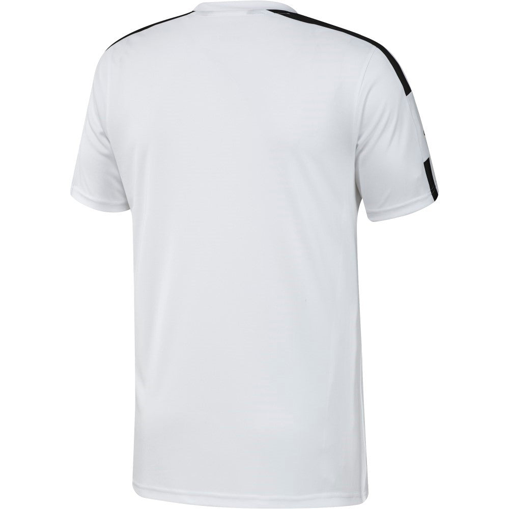 Adidas Adult Squadra 21 Soccer Jersey - White/White - Breathable Performance Shirt for Men - Perfect for Training, Matches & Fan Wear