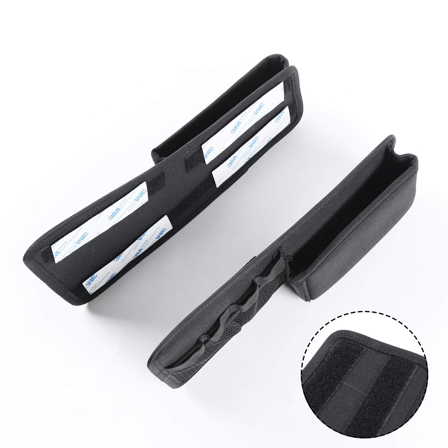 2015-2019 Dodge Charger Center Console Organizer - Black Gear Shift Storage Bag (2 Pack) | Perfect for Car Accessories, Road Trips & Daily Commute