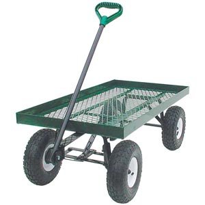 Farmtek WD8045 EZ-Haul Greenhouse & Nursery Wagon - Heavy Duty Utility Cart for Plants, Gardening Supplies - Perfect for Greenhouses, Nurseries, and Outdoor Gardening