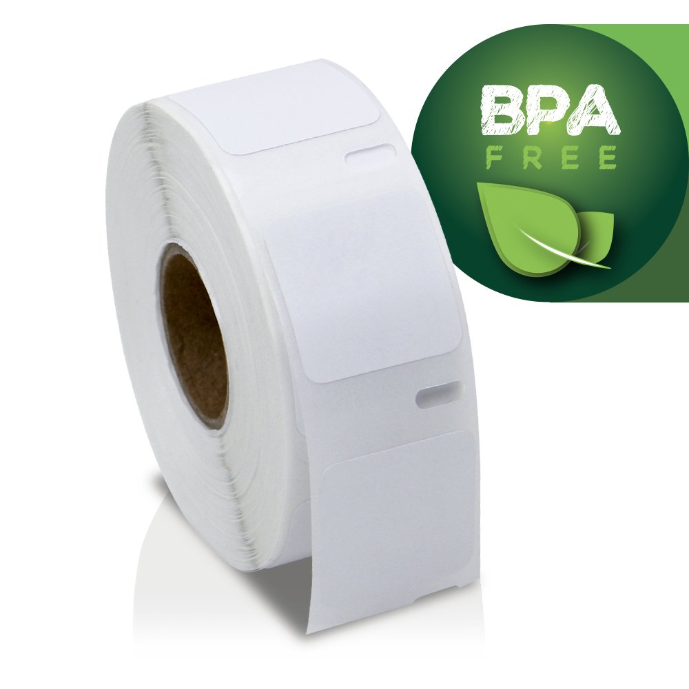 OfficeSmartLabels - 1 x 1 Inch Multipurpose Labels (1 Roll, 750 Labels) Compatible with Avery 30332 - Perfect for File Folders, Shipping Packages & Organizing Office Supplies