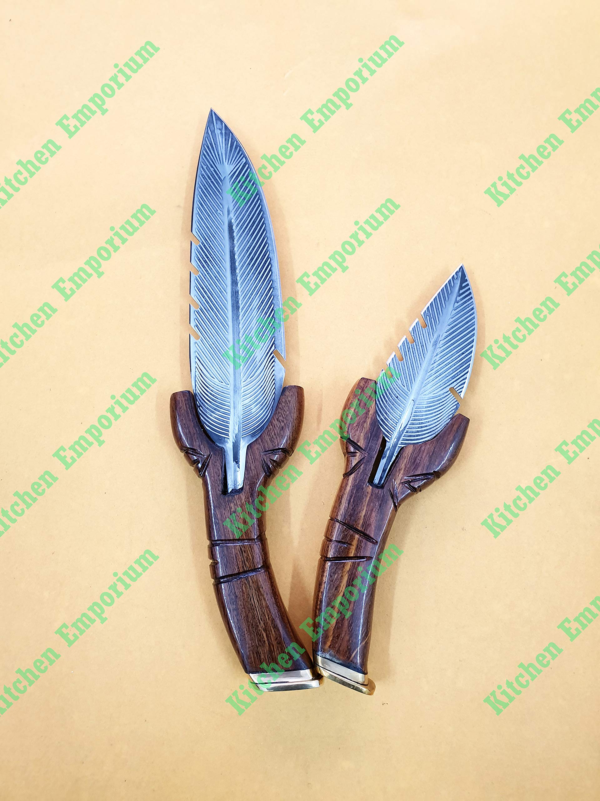 Premium Handmade D2 Steel Hunting Knife Set - 12