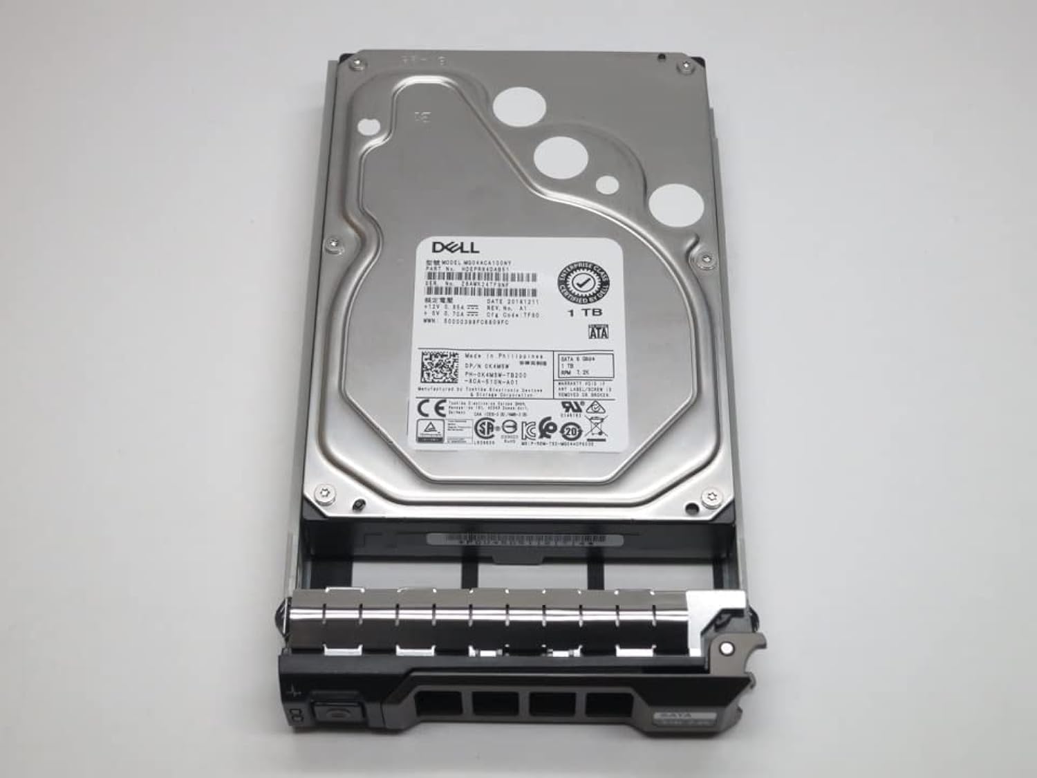 Dell 4TB 12Gbps 7.2K RPM NL SAS 512n 3.5-inch Enterprise Hard Drive with Tray - 5JH5X | High-Performance Storage for Servers, Data Centers & Backup Solutions