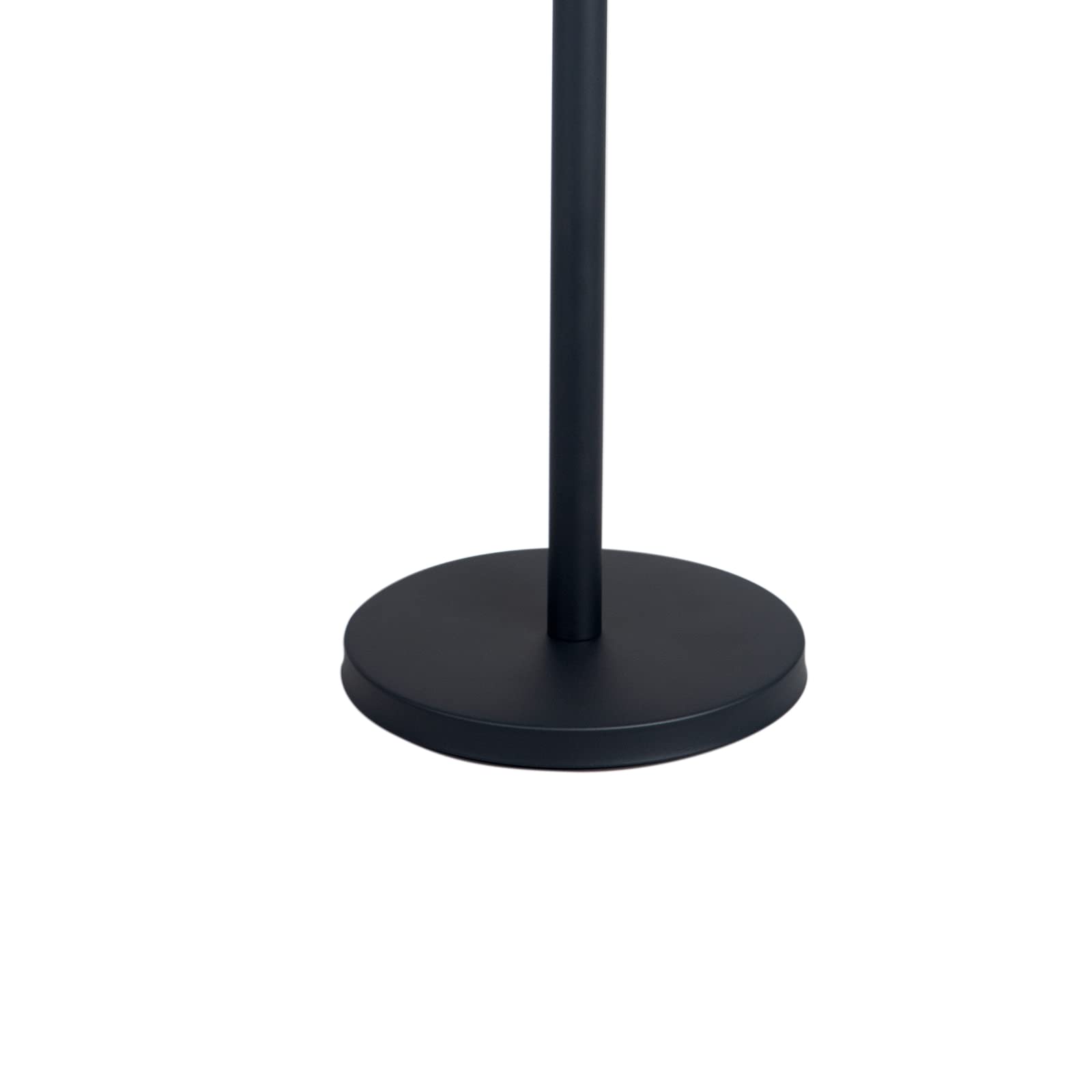Stainless Steel Free Standing Toilet Paper Holder Stand - Black Bathroom Tissue Roll Floor Storage Organizer | Perfect for Bathroom, Toilet, Restroom & Home Decor