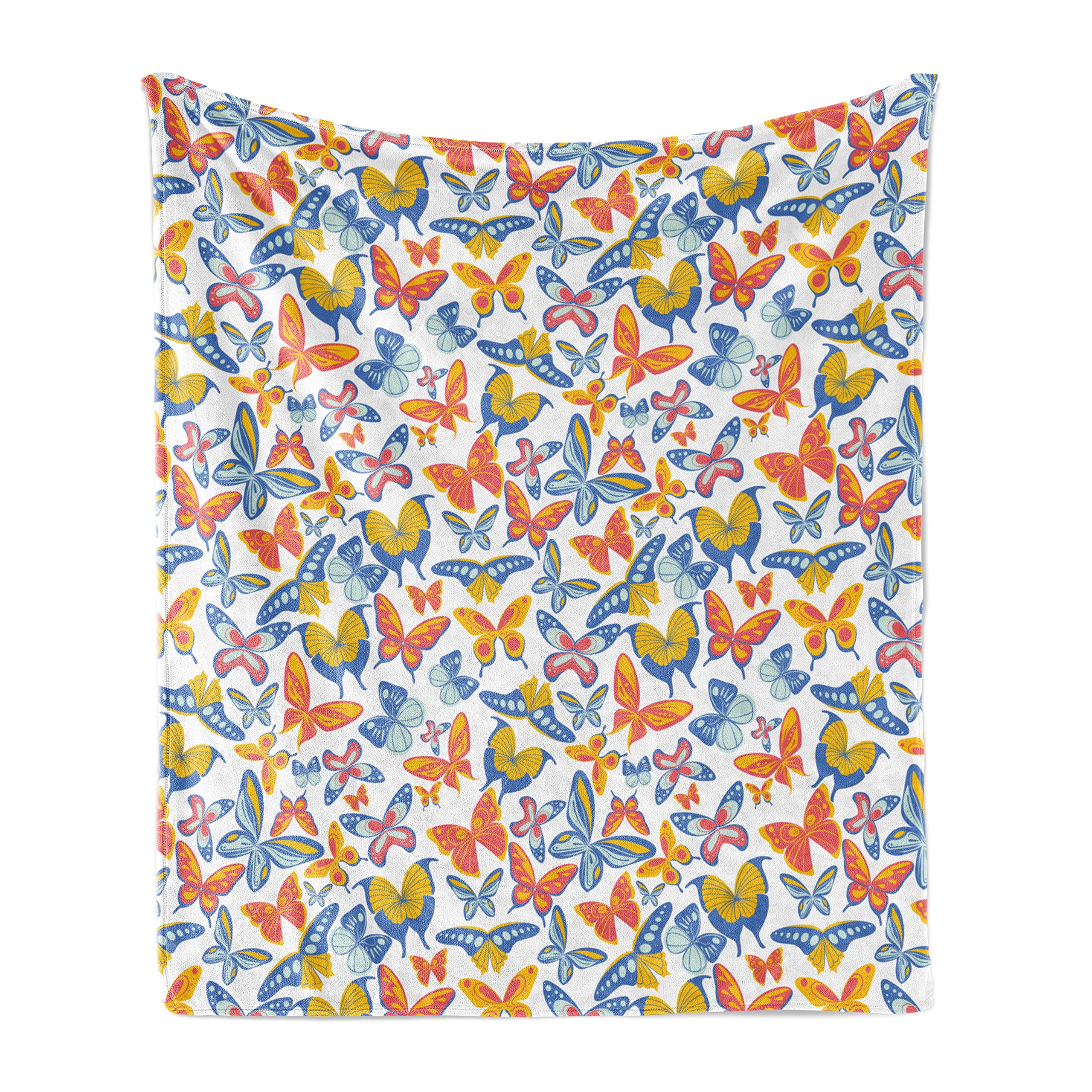 Ambesonne Butterfly Fleece Throw Blanket - 50