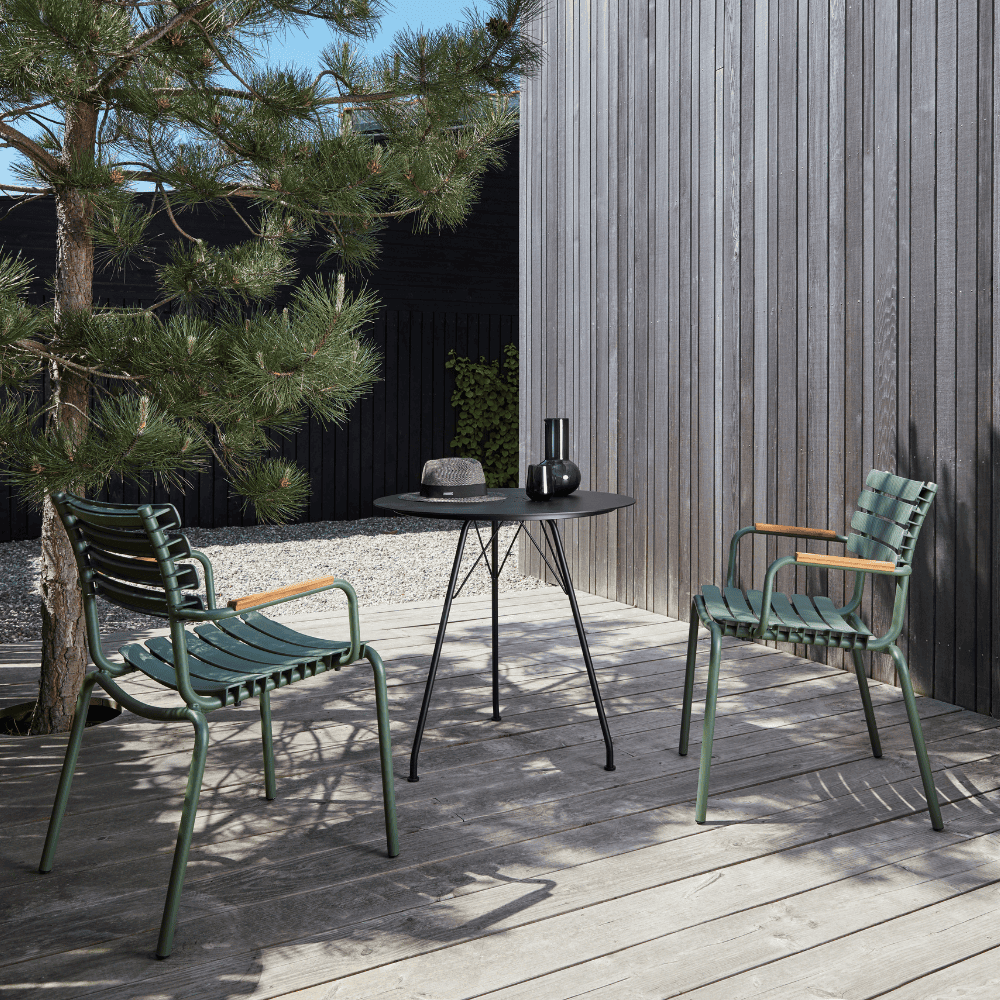 Outdoor Cafe Table - Weather-Resistant Patio Dining Set for Garden, Balcony & Backyard | Perfect for Coffee, Breakfast & Outdoor Entertaining