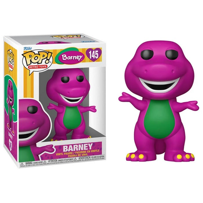 Barney & Friends Pop! Vinyl Figure - Collectible Barney Dinosaur Toy [145] - Perfect for Kids' Birthday Gifts & TV Show Fans Collection